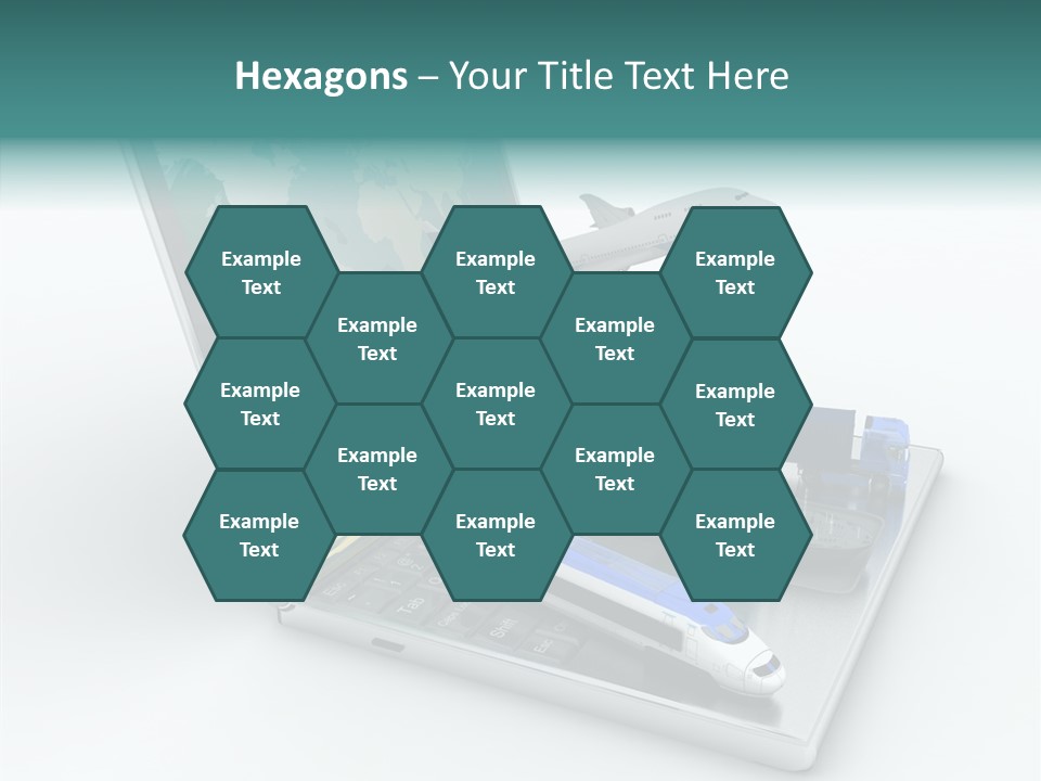 Trailer Haulage Air PowerPoint Template