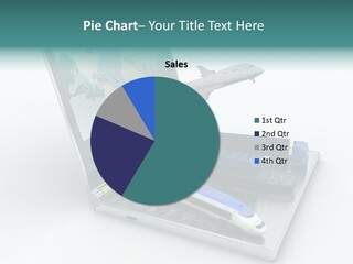 Trailer Haulage Air PowerPoint Template