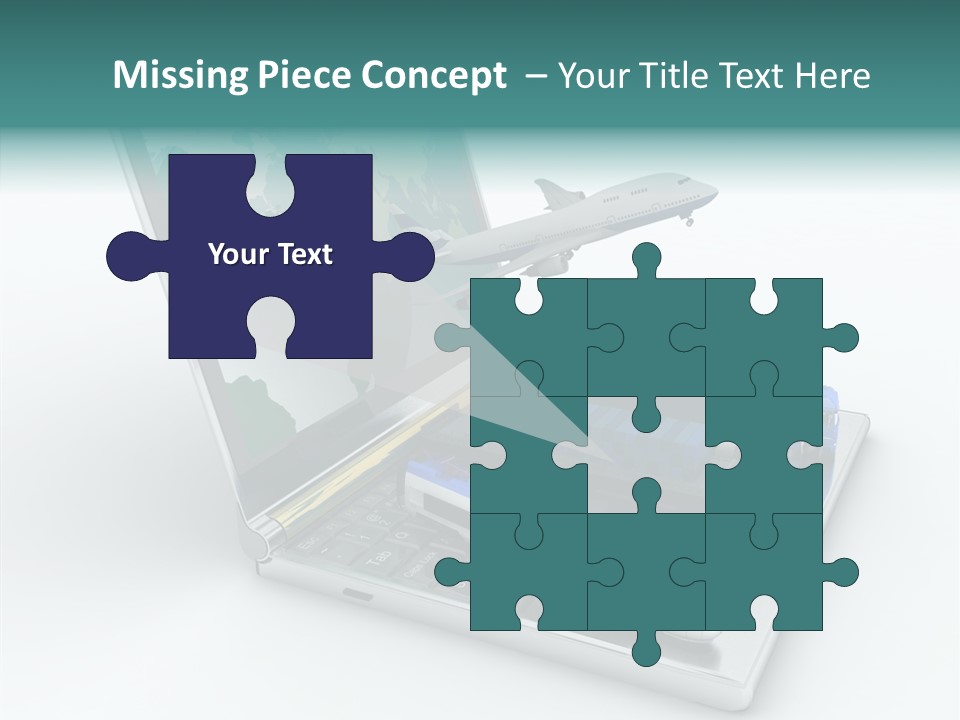 Trailer Haulage Air PowerPoint Template