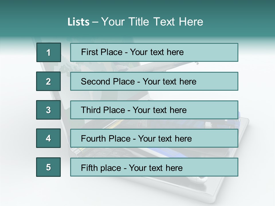 Trailer Haulage Air PowerPoint Template