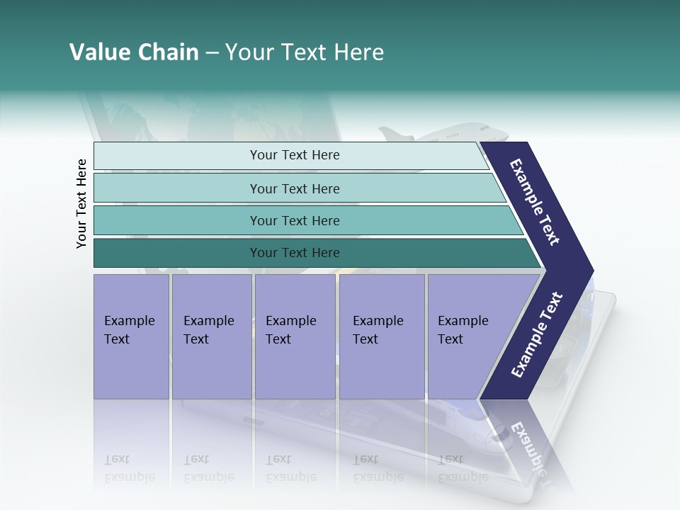 Trailer Haulage Air PowerPoint Template