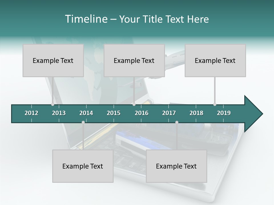 Trailer Haulage Air PowerPoint Template