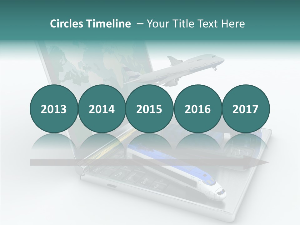 Trailer Haulage Air PowerPoint Template