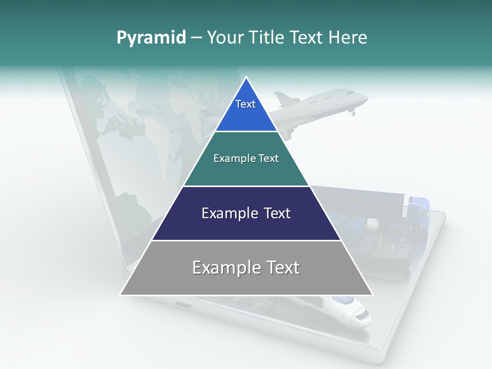 Trailer Haulage Air PowerPoint Template
