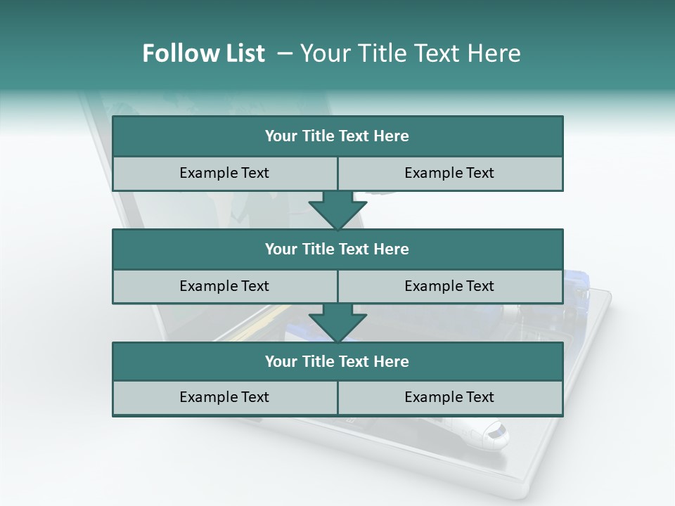 Trailer Haulage Air PowerPoint Template