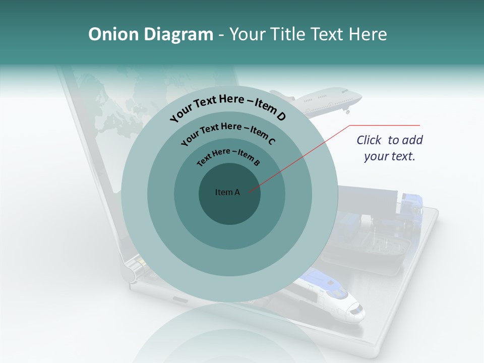 Trailer Haulage Air PowerPoint Template