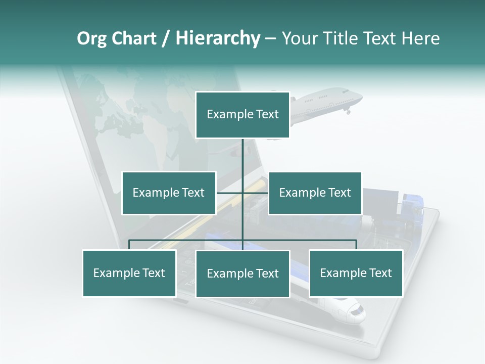 Trailer Haulage Air PowerPoint Template