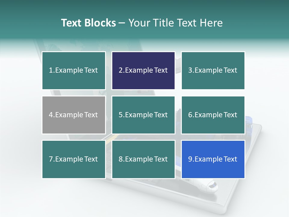 Trailer Haulage Air PowerPoint Template