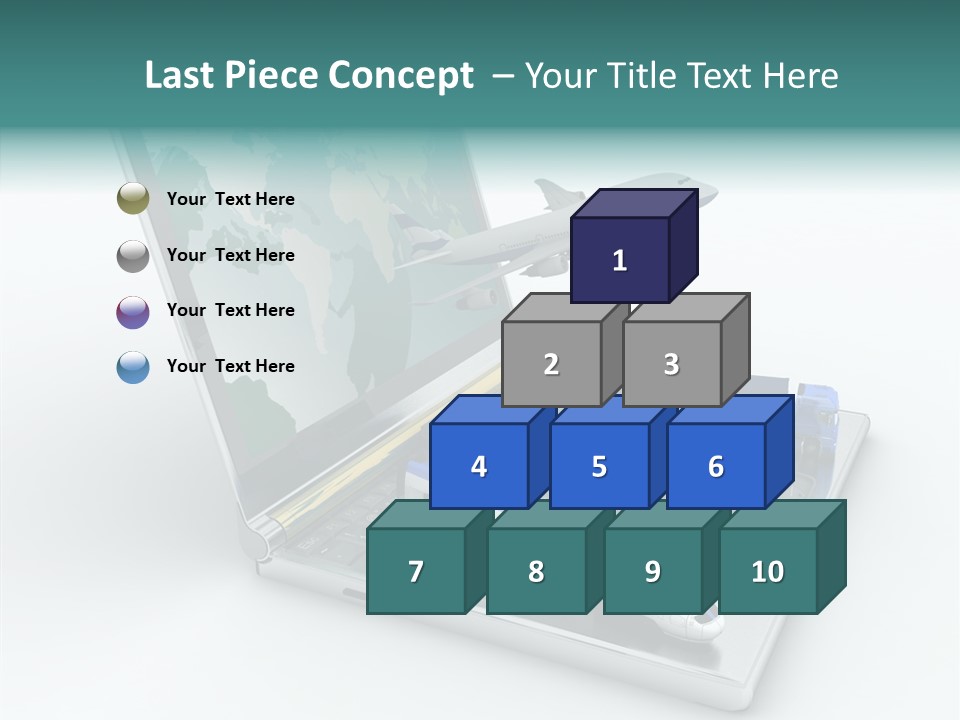 Trailer Haulage Air PowerPoint Template