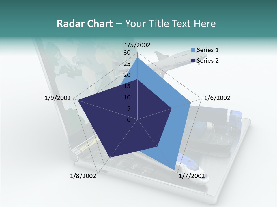 Trailer Haulage Air PowerPoint Template
