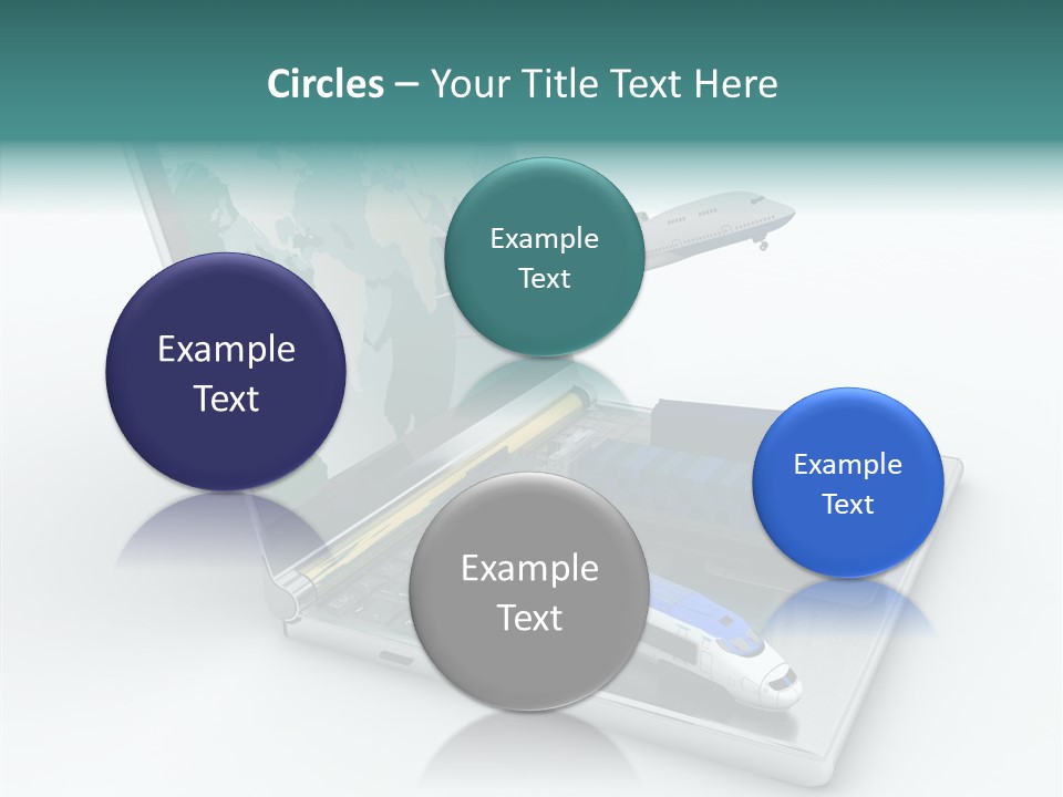 Trailer Haulage Air PowerPoint Template