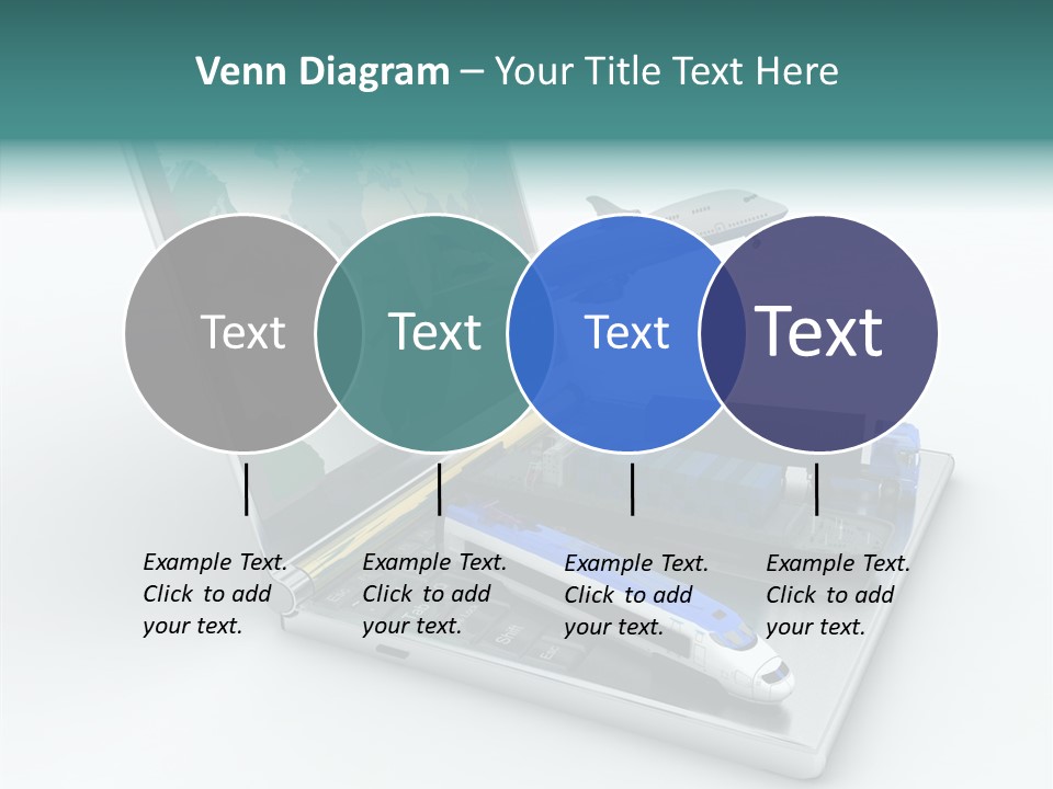 Trailer Haulage Air PowerPoint Template