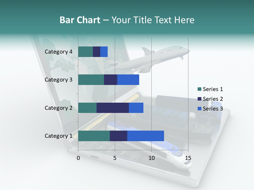Trailer Haulage Air PowerPoint Template