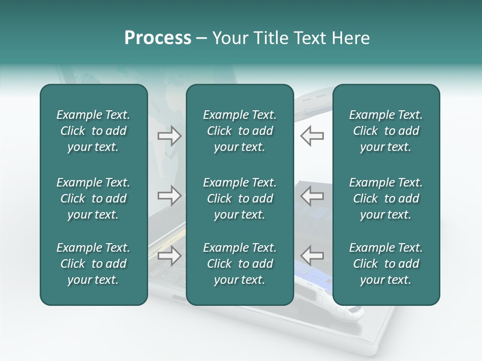 Trailer Haulage Air PowerPoint Template