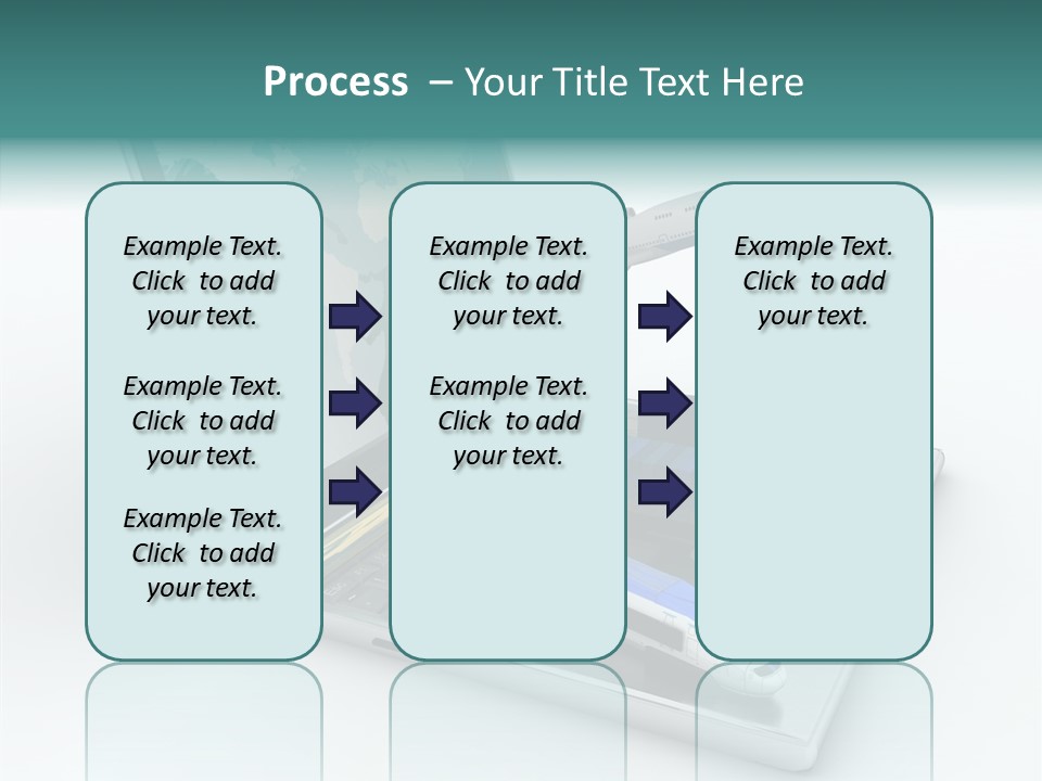 Trailer Haulage Air PowerPoint Template