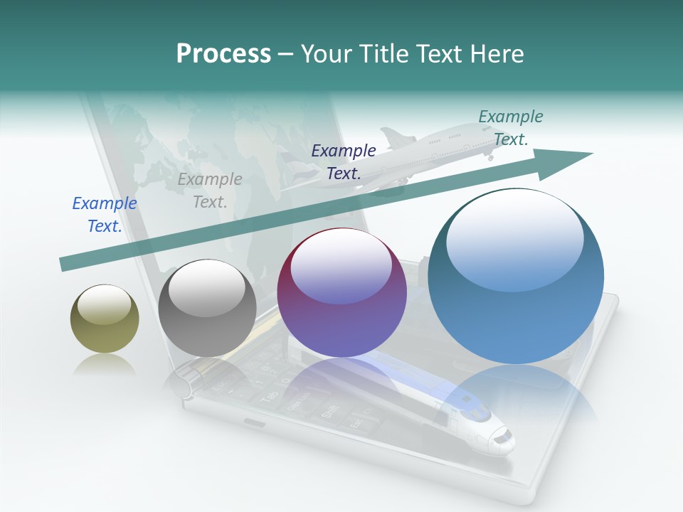 Trailer Haulage Air PowerPoint Template