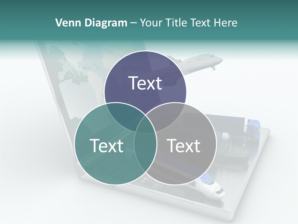 Trailer Haulage Air PowerPoint Template