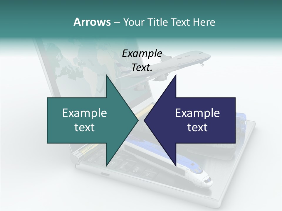 Trailer Haulage Air PowerPoint Template