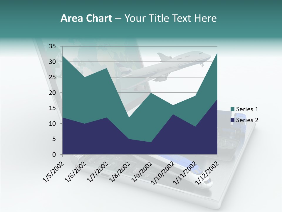 Trailer Haulage Air PowerPoint Template