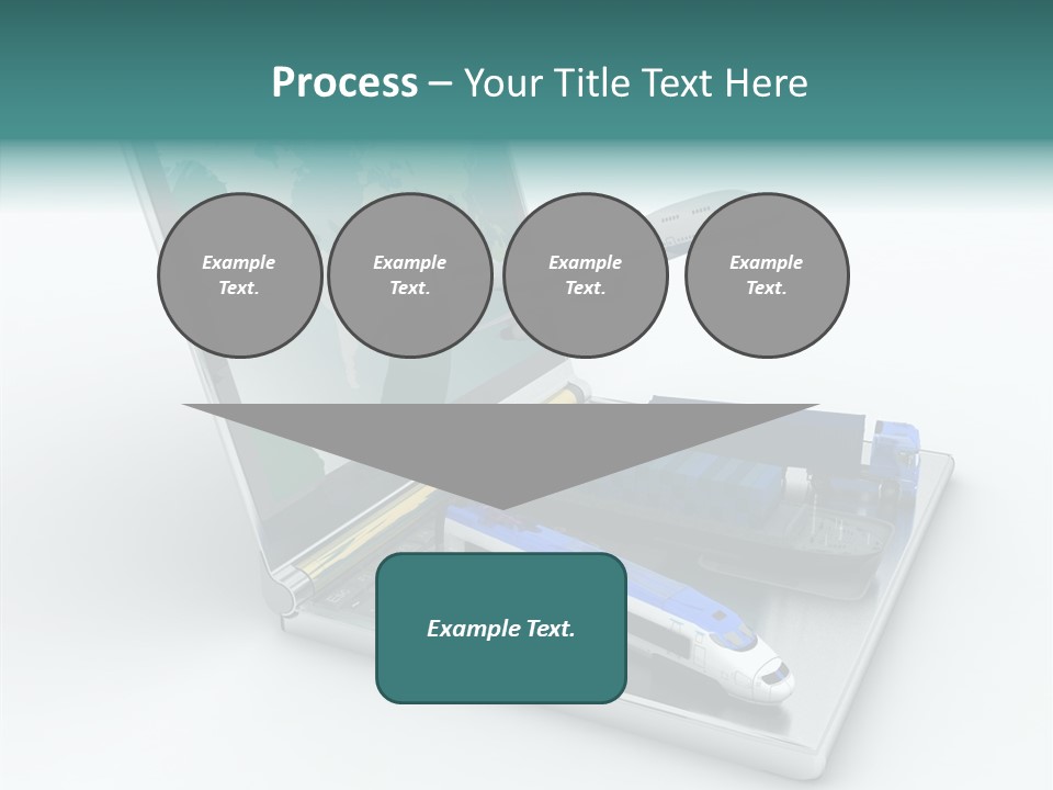 Trailer Haulage Air PowerPoint Template