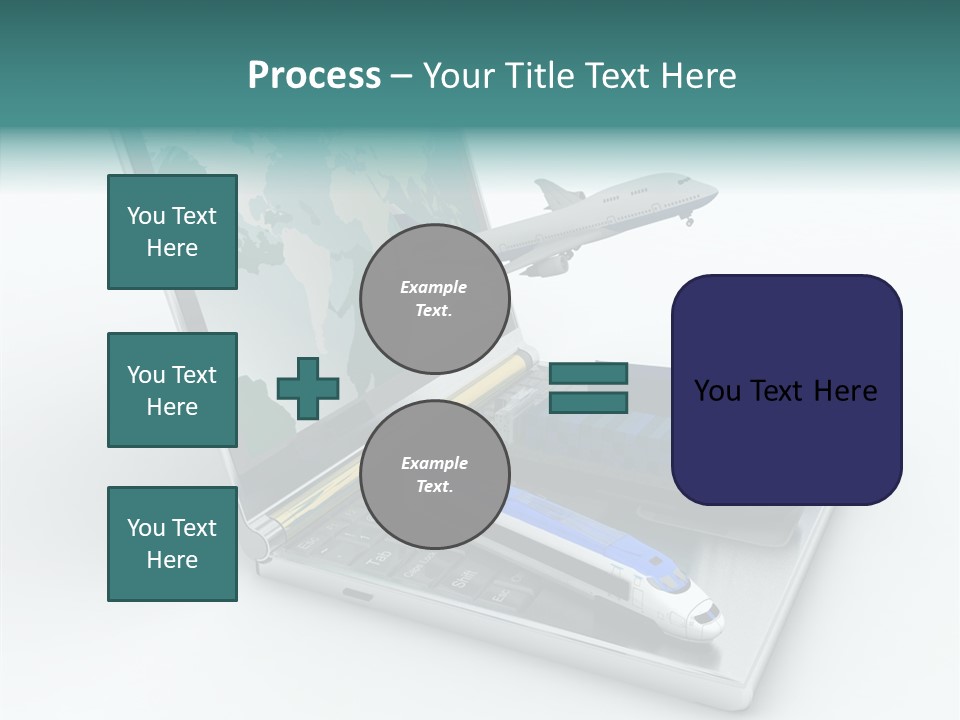 Trailer Haulage Air PowerPoint Template