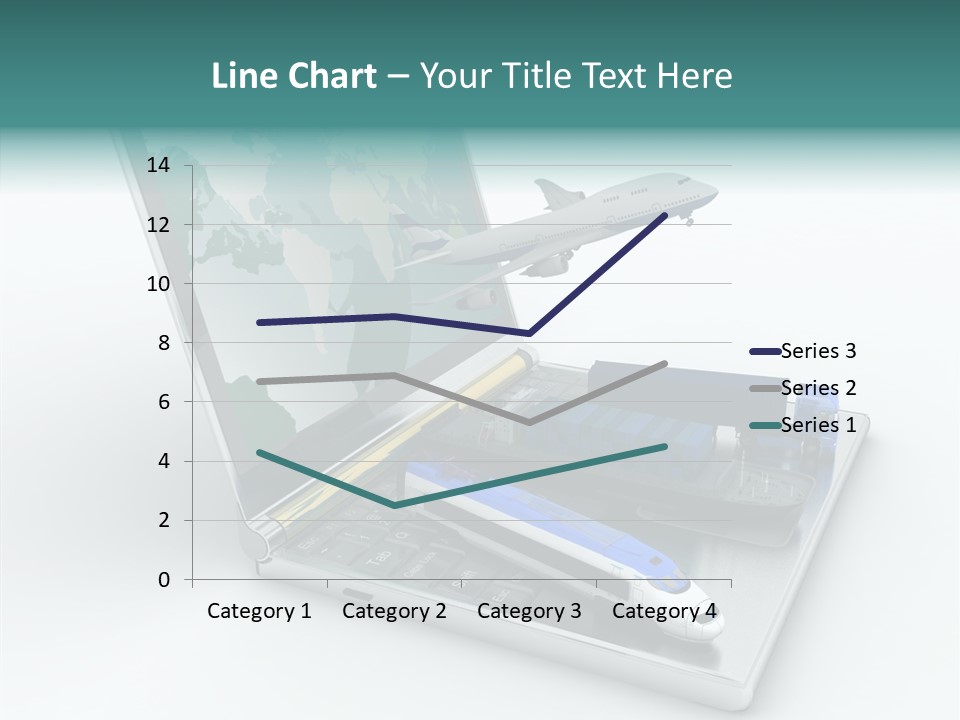 Trailer Haulage Air PowerPoint Template