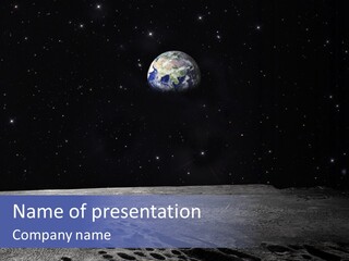 View Distance Universe PowerPoint Template