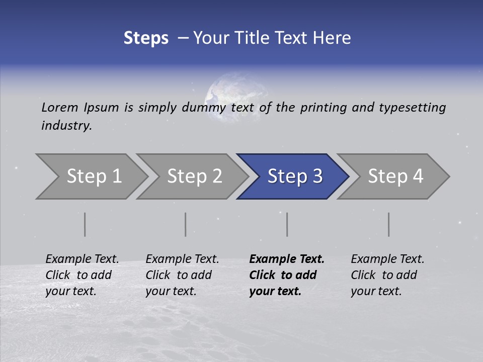 View Distance Universe PowerPoint Template