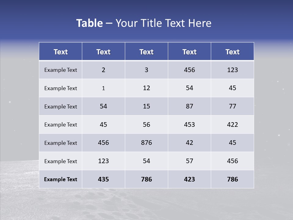 View Distance Universe PowerPoint Template