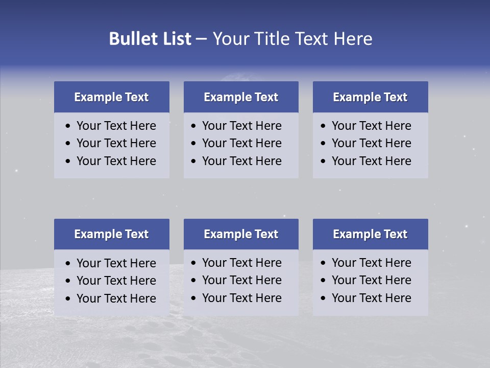 View Distance Universe PowerPoint Template