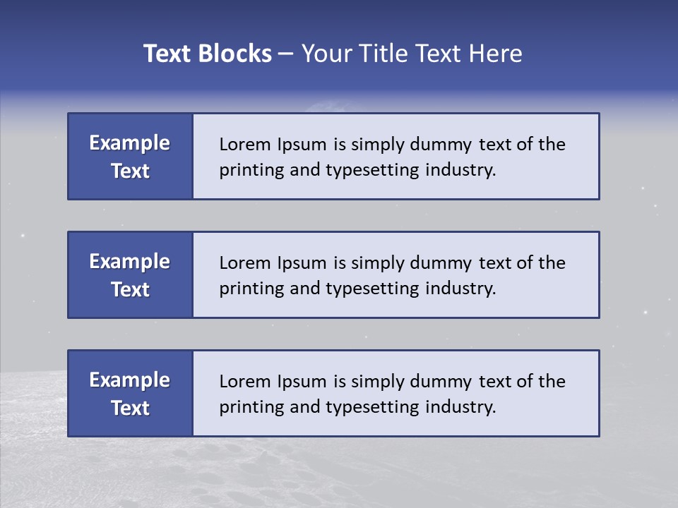 View Distance Universe PowerPoint Template