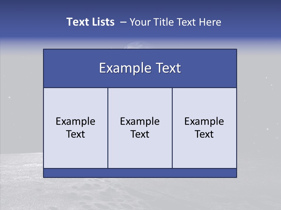 View Distance Universe PowerPoint Template