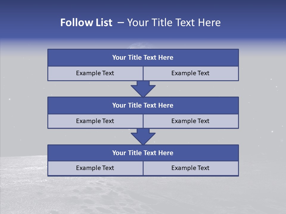 View Distance Universe PowerPoint Template