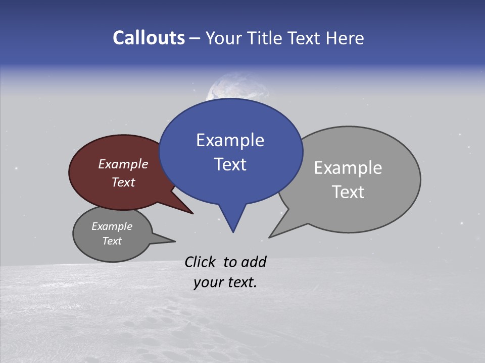 View Distance Universe PowerPoint Template