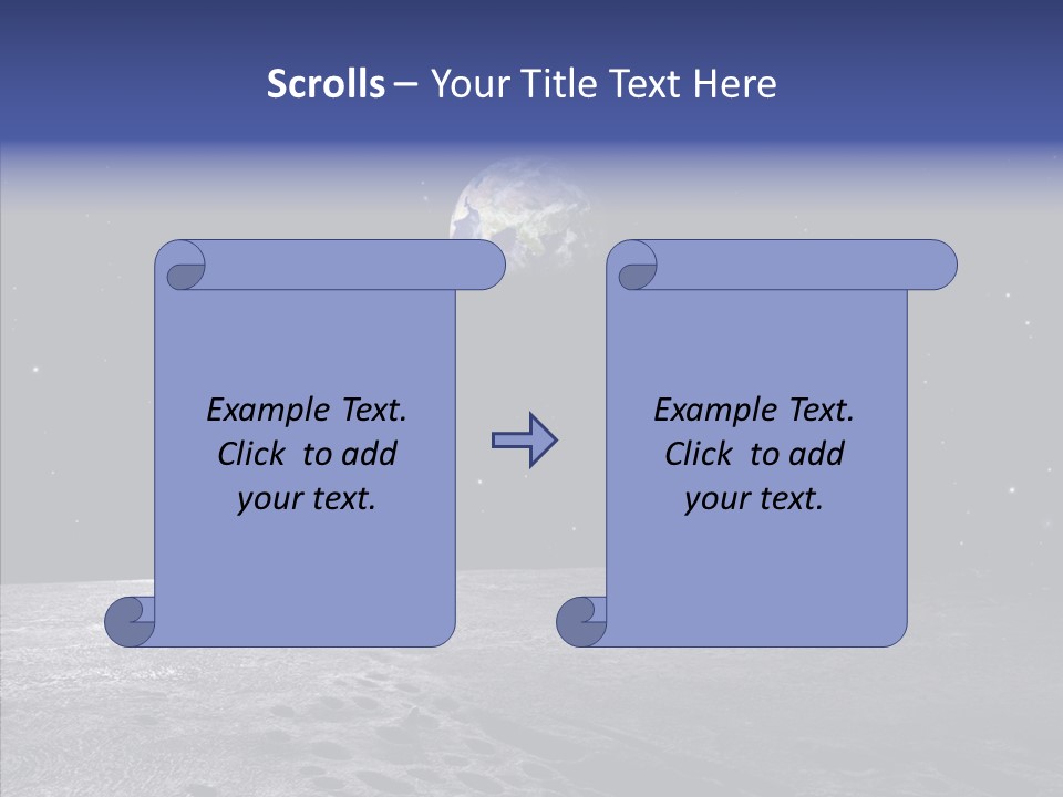 View Distance Universe PowerPoint Template