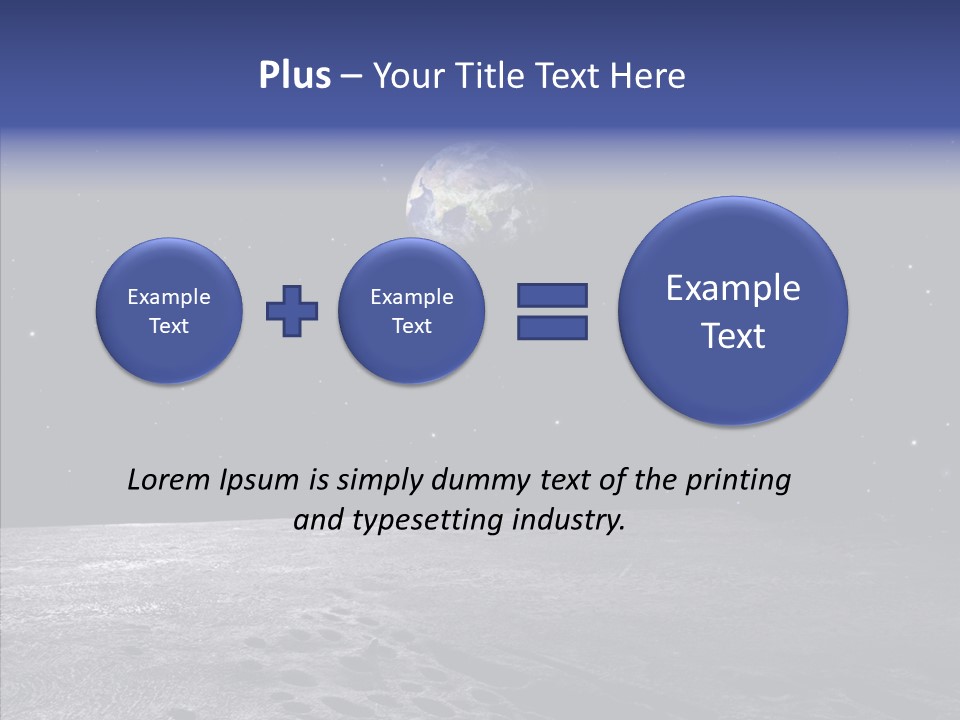 View Distance Universe PowerPoint Template