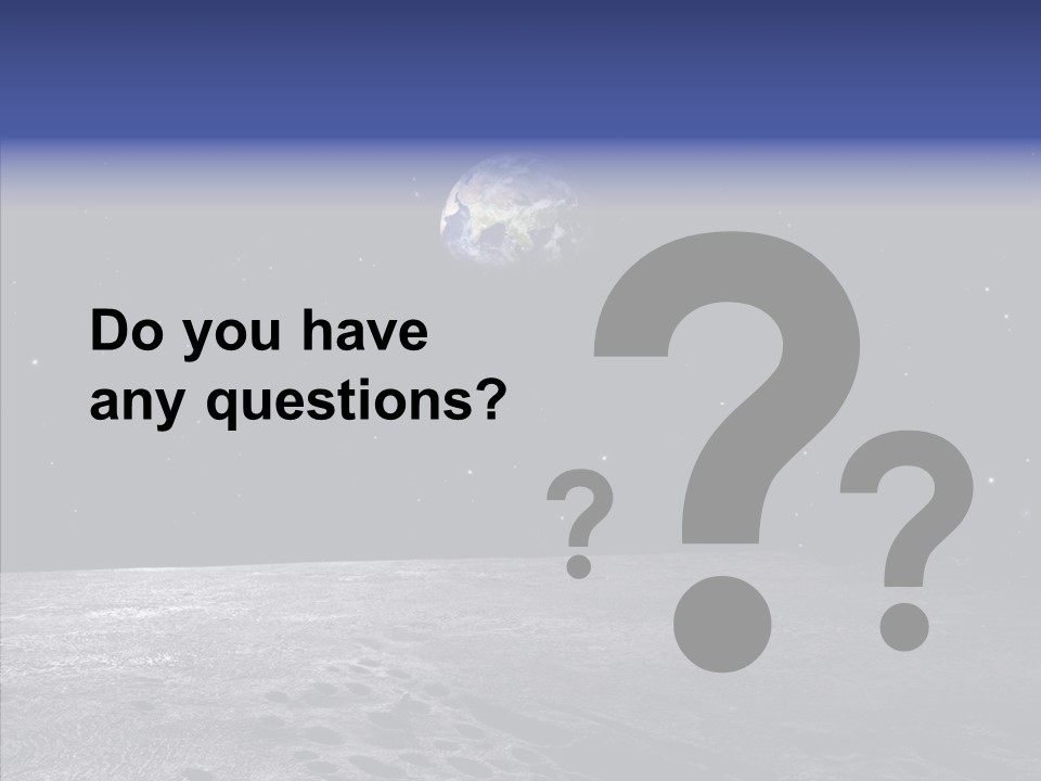 View Distance Universe PowerPoint Template