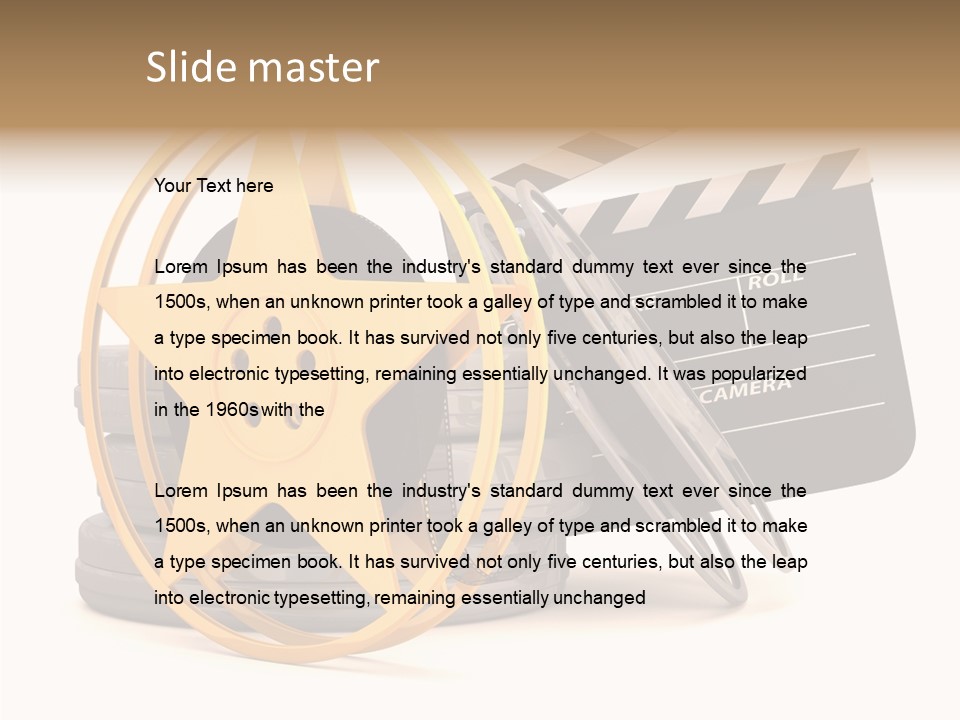 Object Awards Action PowerPoint Template