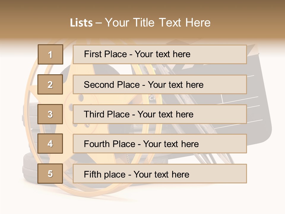 Object Awards Action PowerPoint Template