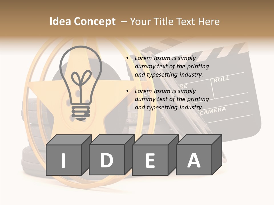 Object Awards Action PowerPoint Template