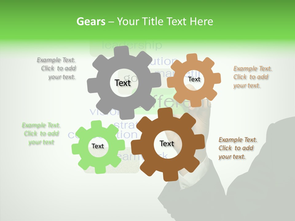 Manage Cooperate Planner PowerPoint Template