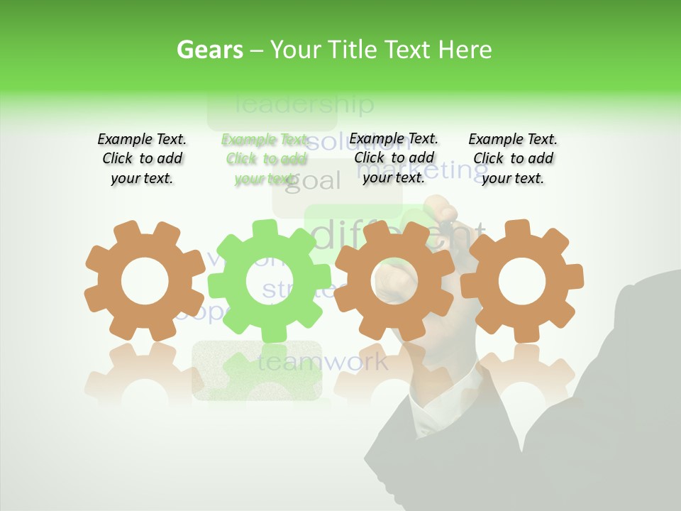 Manage Cooperate Planner PowerPoint Template