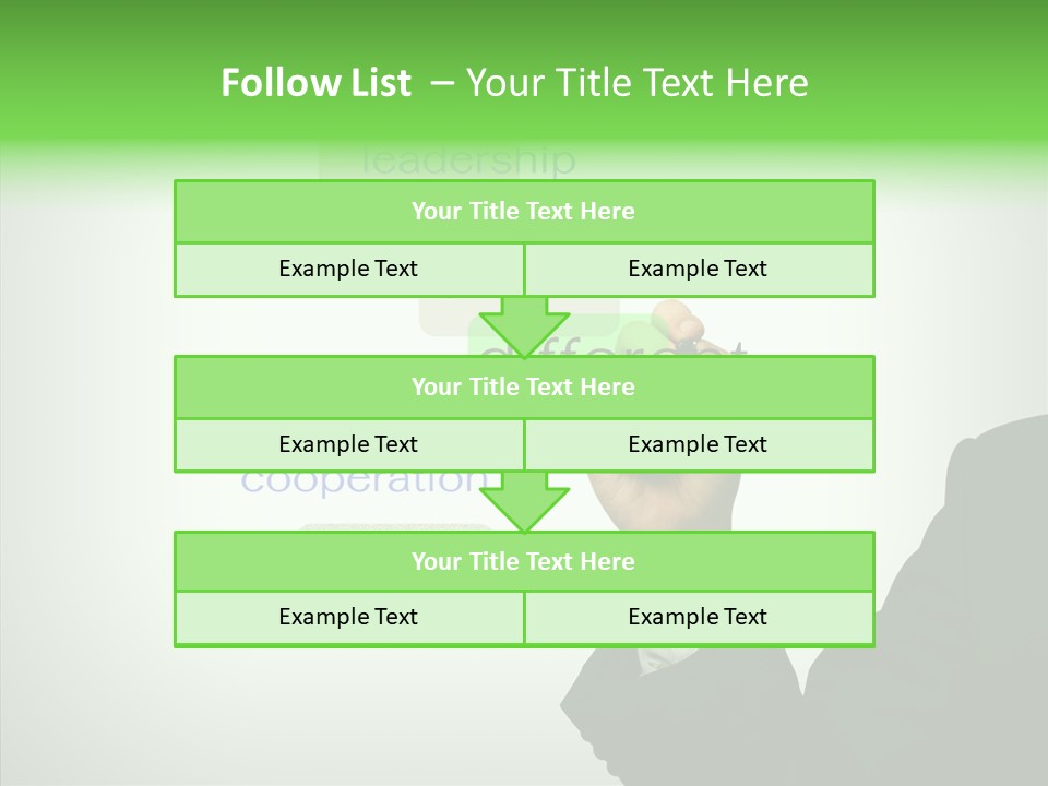 Manage Cooperate Planner PowerPoint Template