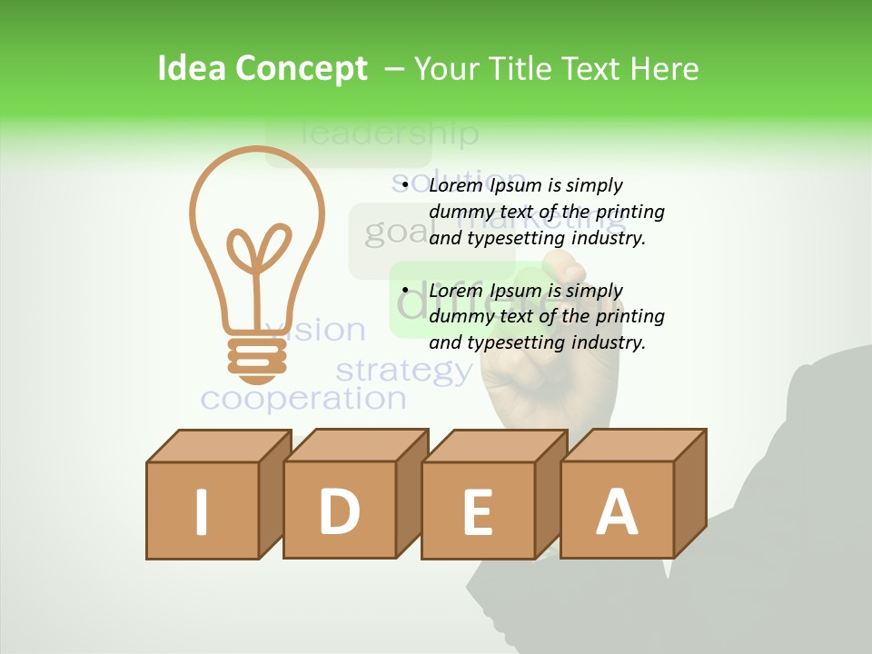 Manage Cooperate Planner PowerPoint Template