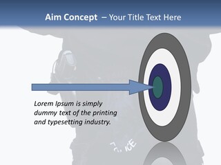 Protection Gun Police Officer PowerPoint Template