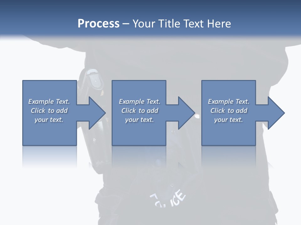 Protection Gun Police Officer PowerPoint Template