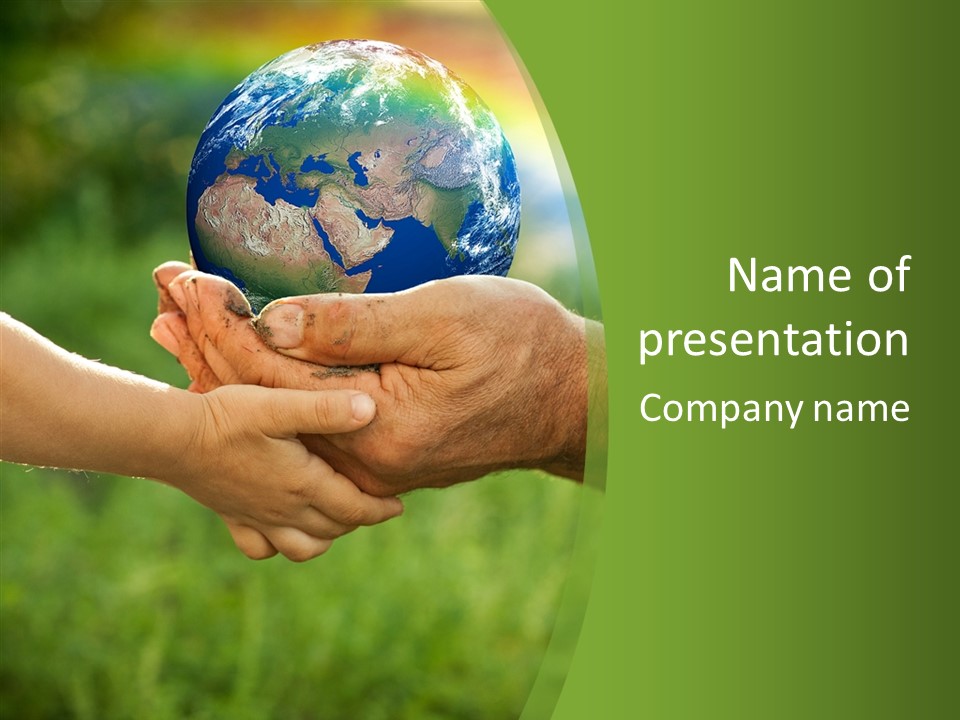 Eco Family Protection PowerPoint Template