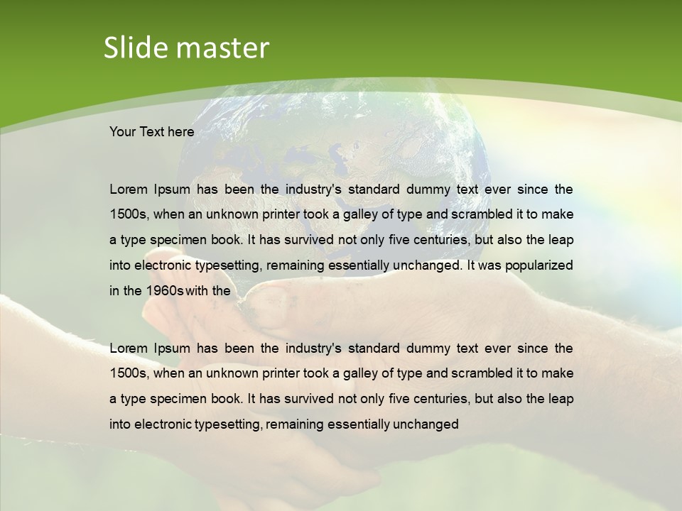 Eco Family Protection PowerPoint Template