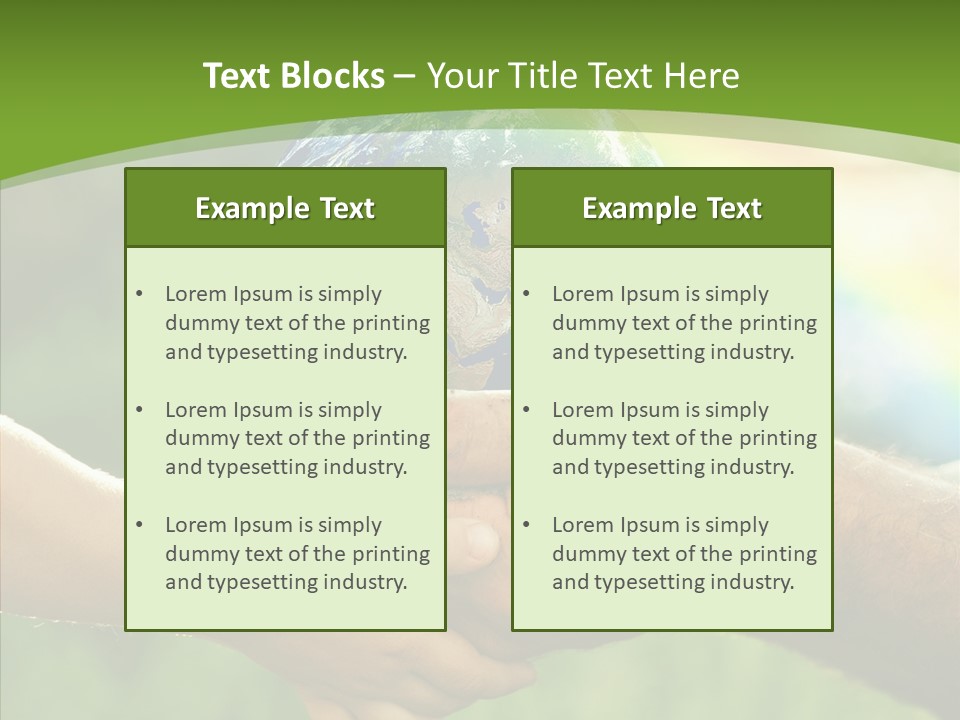 Eco Family Protection PowerPoint Template