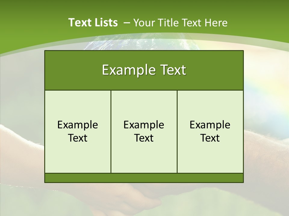 Eco Family Protection PowerPoint Template